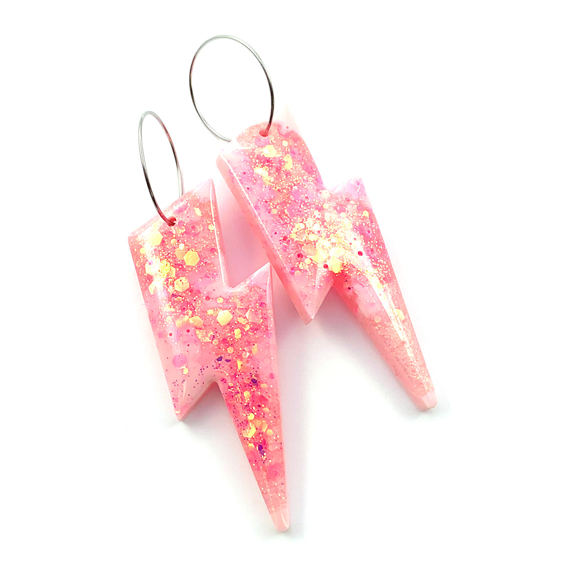 Resin Earring · Wam Bam · Pink · 34