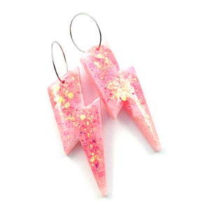 Resin Earring · Wam Bam · Pink · 34