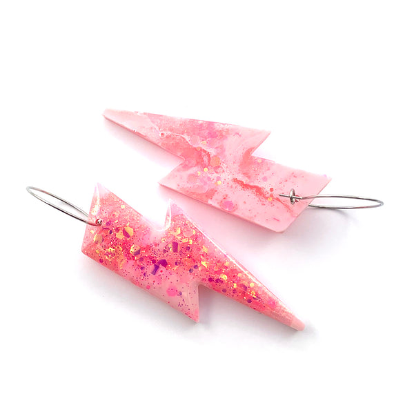 Resin Earring · Wam Bam · Pink · 34