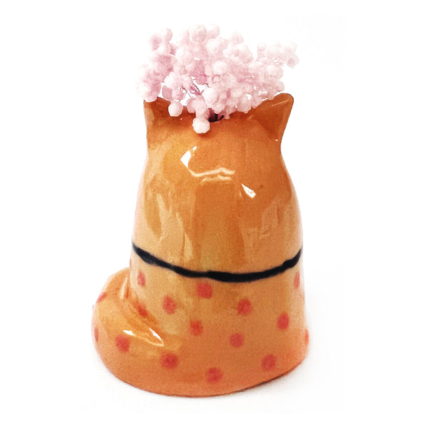 Mini Cat Vase · For Flowers or Whiskers · 137