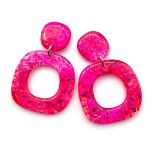 Ink + Resin Earring · Dolly · 38