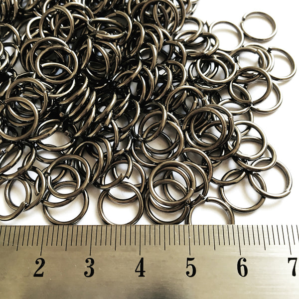 Closed Jump Rings · Iron · 9mm · 200 Pieces · Bag 7