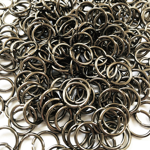 Closed Jump Rings · Iron · 9mm · 200 Pieces · Bag 7