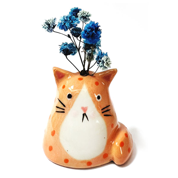 Mini Cat Vase · For Flowers or Whiskers · 145