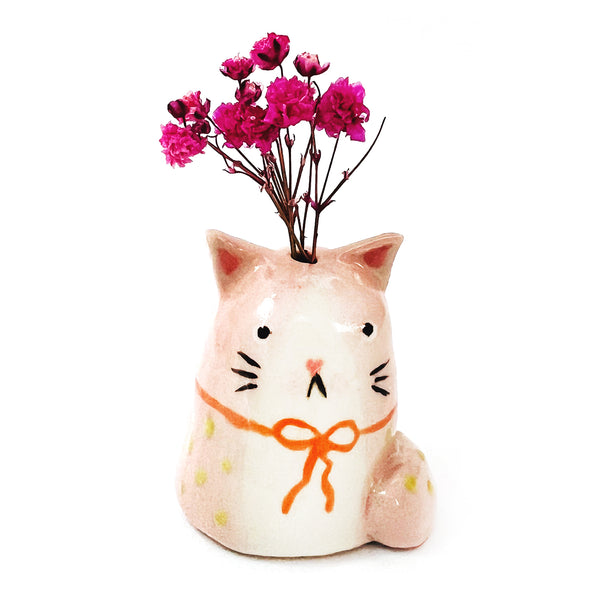 Mini Cat Vase · For Flowers or Whiskers · 146