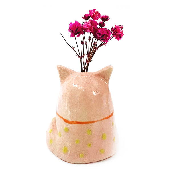 Mini Cat Vase · For Flowers or Whiskers · 146