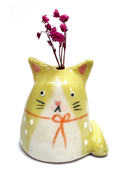 Mini Cat Vase · For Flowers or Whiskers · 148
