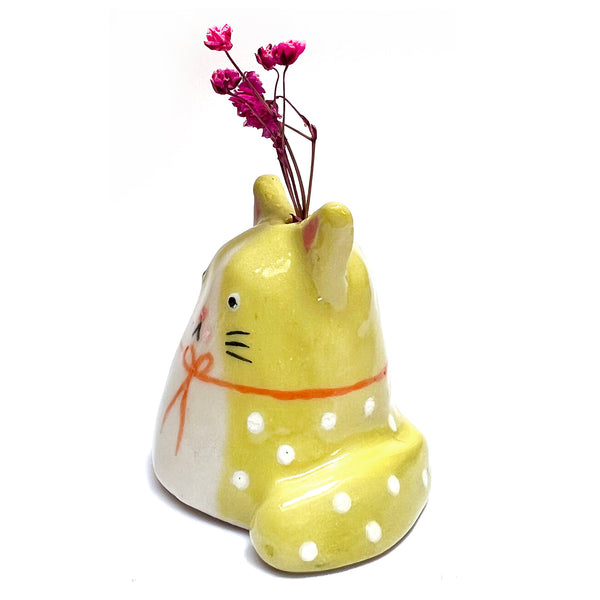 Mini Cat Vase · For Flowers or Whiskers · 148