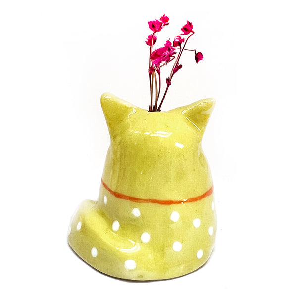 Mini Cat Vase · For Flowers or Whiskers · 148