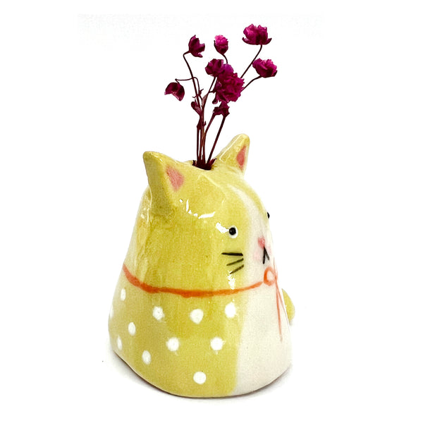 Mini Cat Vase · For Flowers or Whiskers · 148