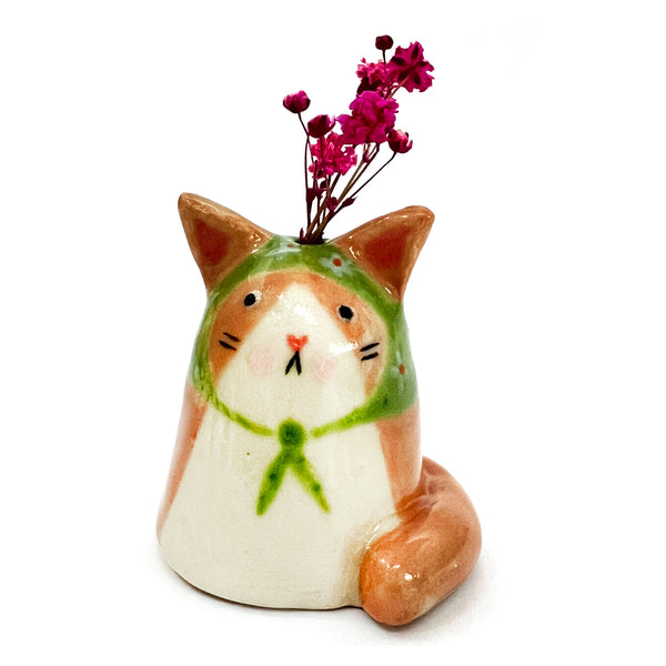 Mini Cat Vase · For Flowers or Whiskers · 154