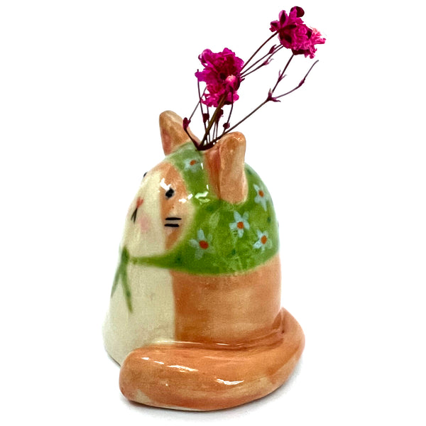 Mini Cat Vase · For Flowers or Whiskers · 154