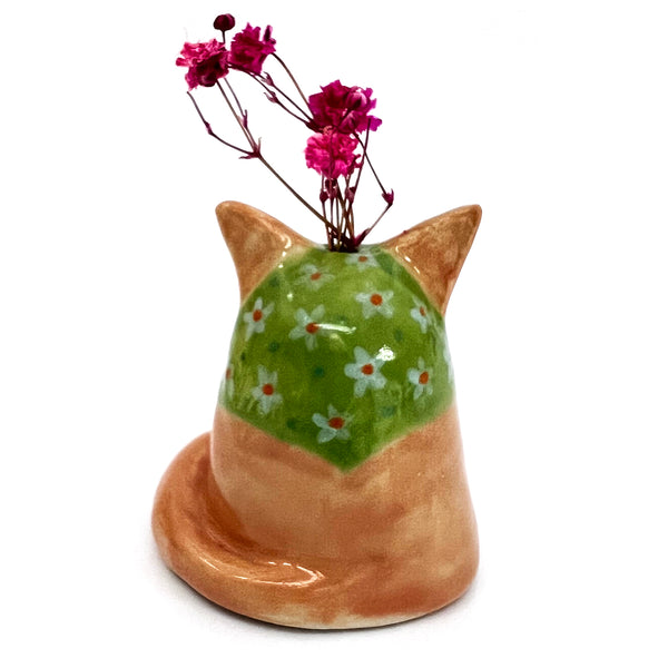 Mini Cat Vase · For Flowers or Whiskers · 154
