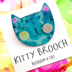 Kitty Brooch · Mixed Media · 55