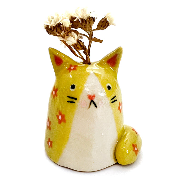 Mini Cat Vase · For Flowers or Whiskers · 155