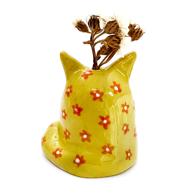 Mini Cat Vase · For Flowers or Whiskers · 155