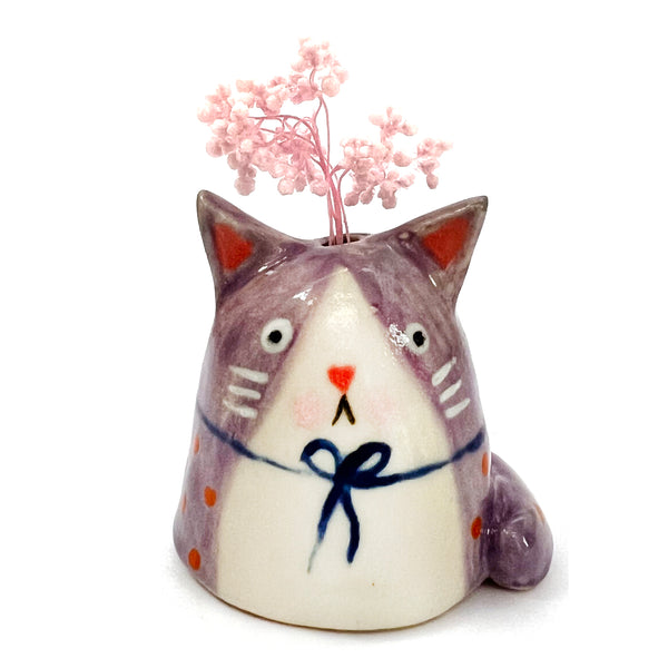 Mini Cat Vase · For Flowers or Whiskers · 156