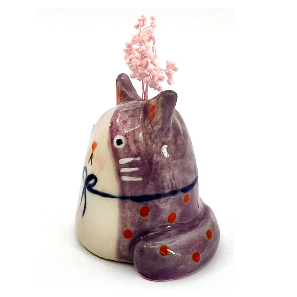 Mini Cat Vase · For Flowers or Whiskers · 156