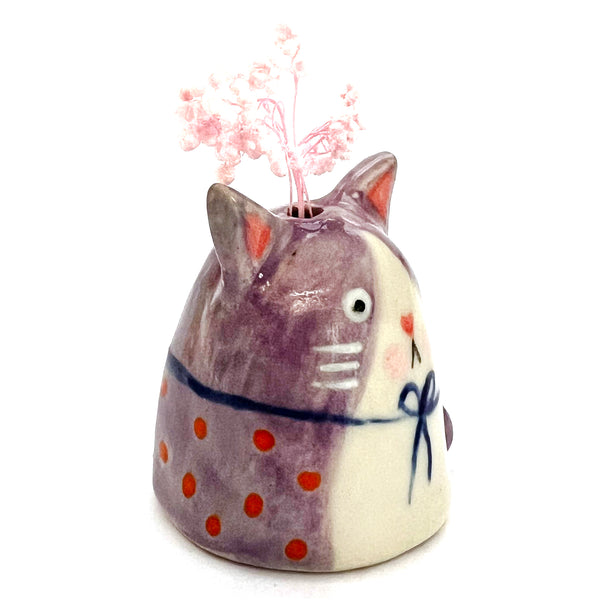 Mini Cat Vase · For Flowers or Whiskers · 156