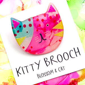 Kitty Brooch · Mixed Media · 58