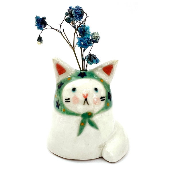Mini Cat Vase · For Flowers or Whiskers · 158