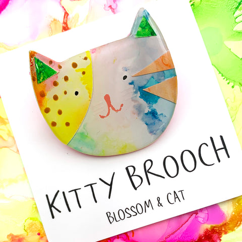 Kitty Brooch · Mixed Media · 59