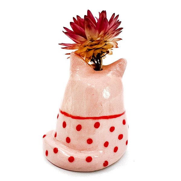 Mini Cat Vase · For Flowers or Whiskers · 159