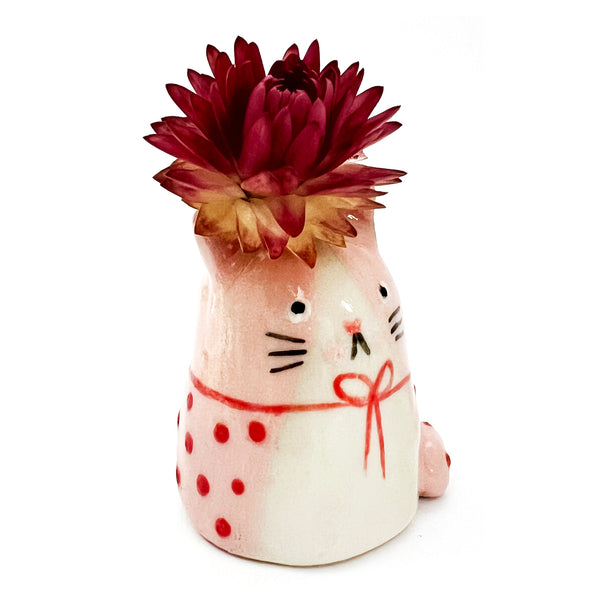 Mini Cat Vase · For Flowers or Whiskers · 159