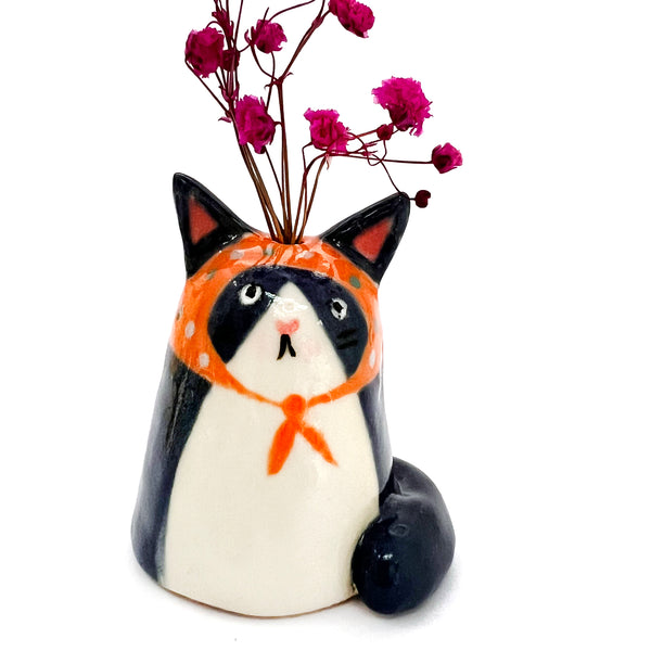 Mini Cat Vase · For Flowers or Whiskers · 161