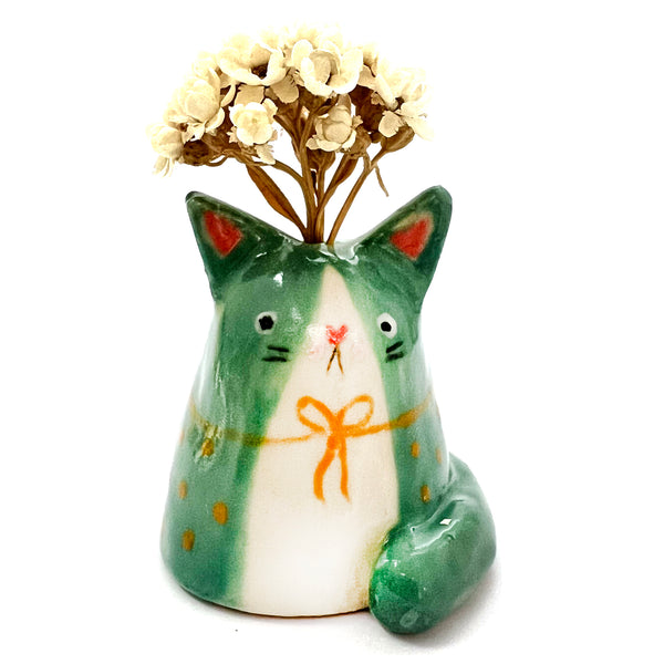 Mini Cat Vase · For Flowers or Whiskers · 163