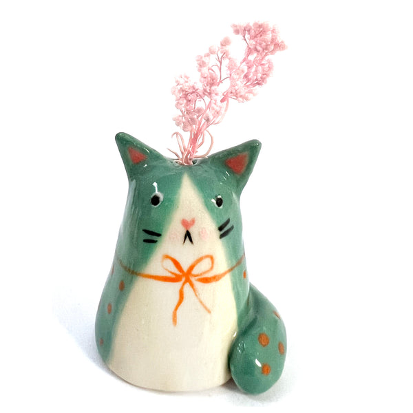 SECONDS · Mini Cat Vase · For Flowers or Whiskers · 166 (read description)