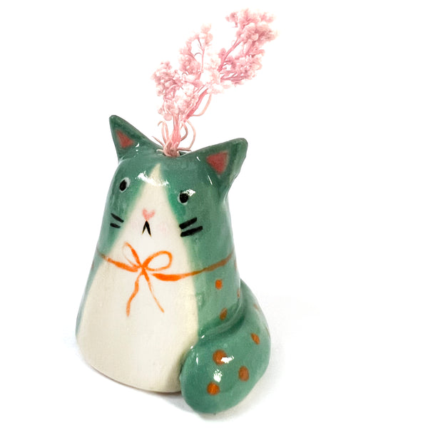 SECONDS · Mini Cat Vase · For Flowers or Whiskers · 166 (read description)