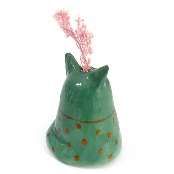 SECONDS · Mini Cat Vase · For Flowers or Whiskers · 166 (read description)
