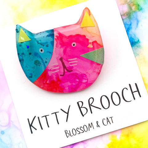 Kitty Brooch · Mixed Media · 67