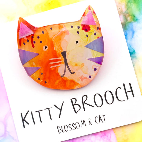 Kitty Brooch · Mixed Media · 68
