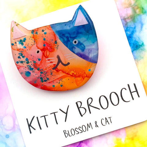 Kitty Brooch · Mixed Media · 69