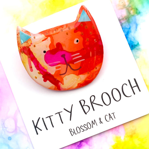 Kitty Brooch · Mixed Media · 71
