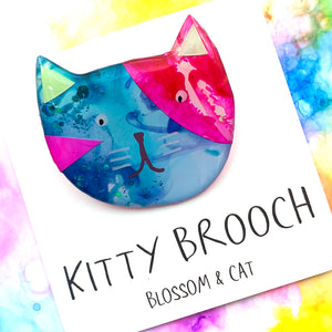 Kitty Brooch · Mixed Media · 72