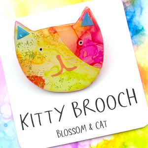 Kitty Brooch · Mixed Media · 73