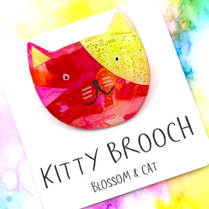 Kitty Brooch · Mixed Media · 74