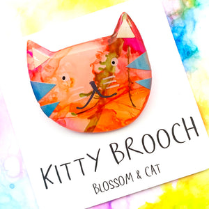 Kitty Brooch · Mixed Media · 75