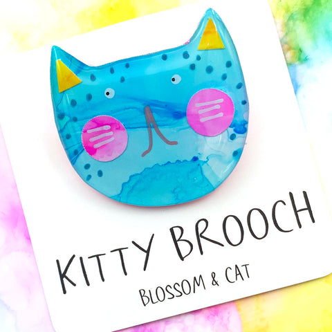 Kitty Brooch · Mixed Media · 78