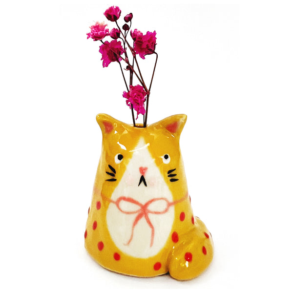 Mini Cat Vase · For Flowers or Whiskers · 138