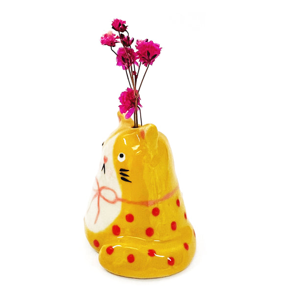 Mini Cat Vase · For Flowers or Whiskers · 138