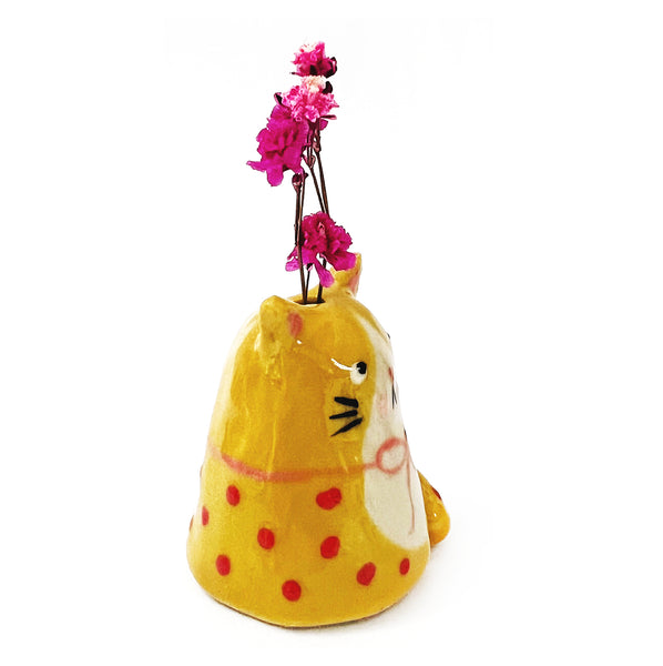 Mini Cat Vase · For Flowers or Whiskers · 138