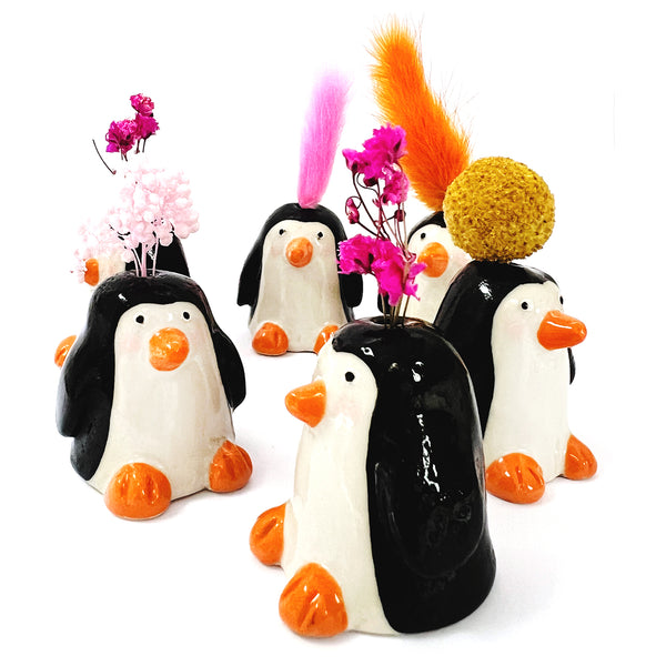 Mini Penguin Vase · For Tiny Blooms