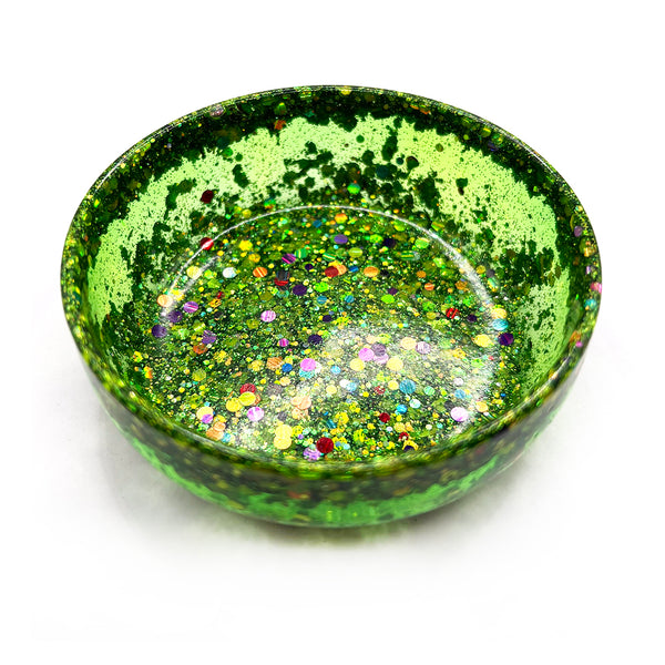 NOT QUITE PERFECT · Round Bowl · Green (read description)