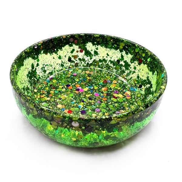 NOT QUITE PERFECT · Round Bowl · Green (read description)