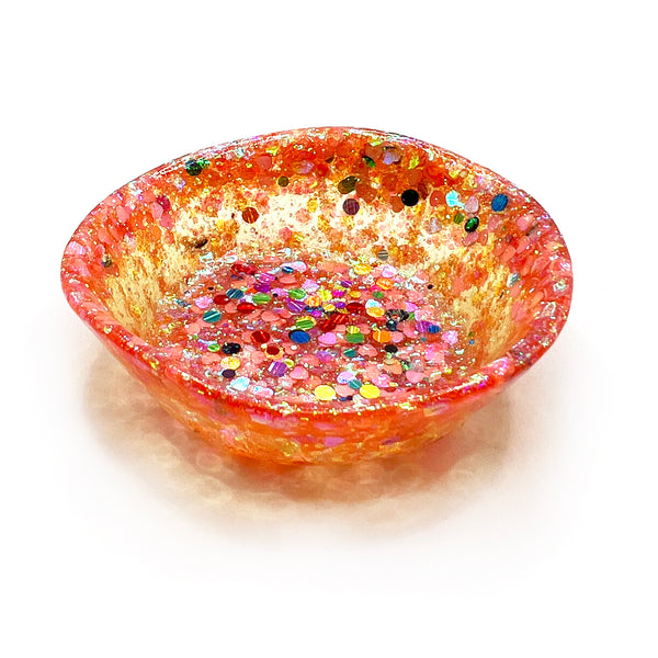 NOT QUITE PERFECT · Small Round Bowl · Apricot (read description)