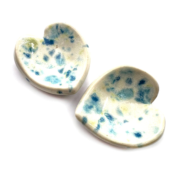 Tiny Heart Dish · Stoneware